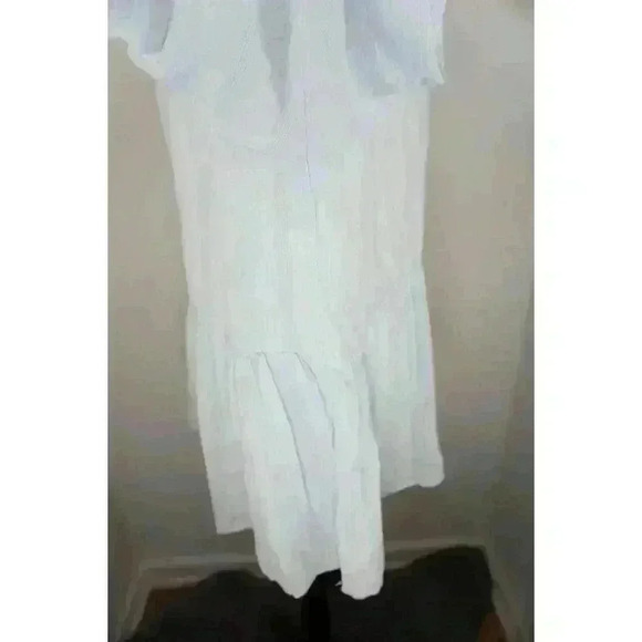 PRIMARK Light Blue Blouse w/ Balloon Sleeves & Ruffle Hem, Size 12 - Picture 14 of 16